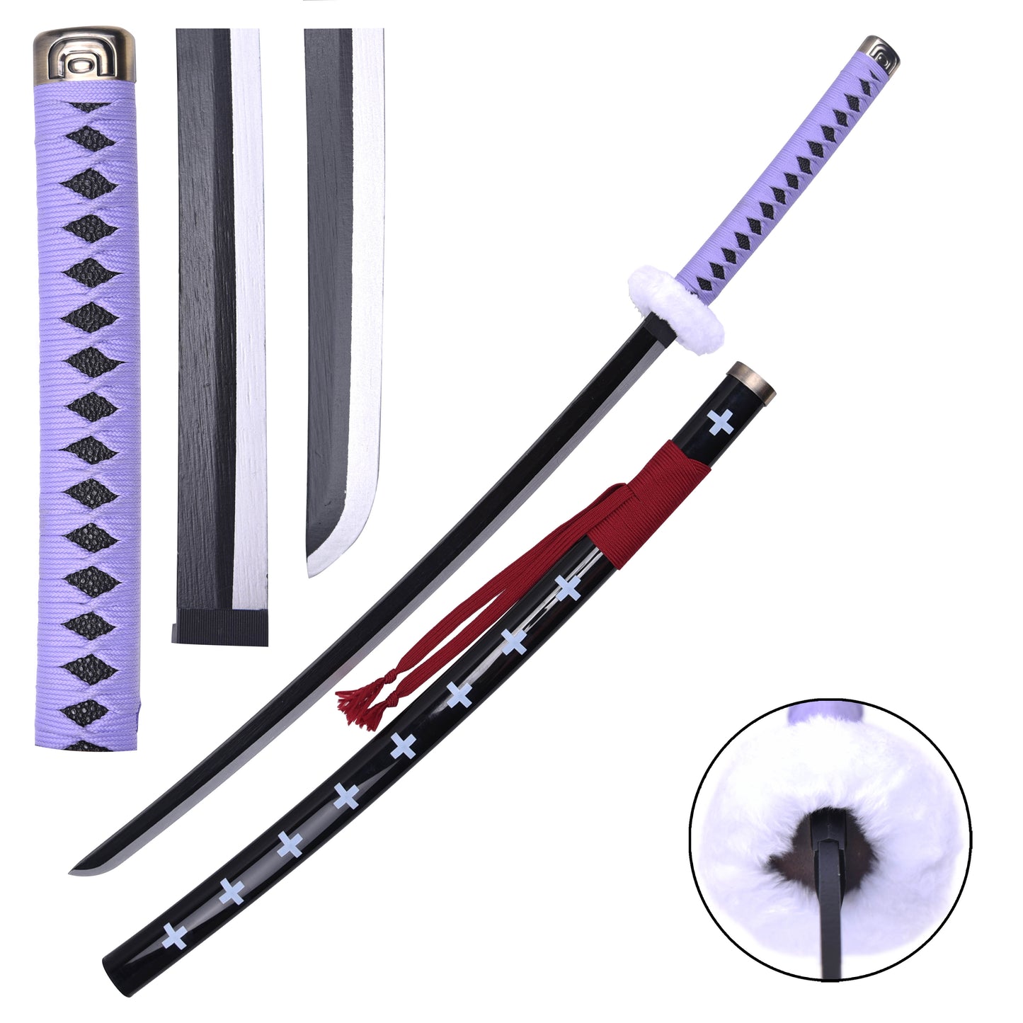 Bamboo Trafalgar Law-Purple Katana(Props)