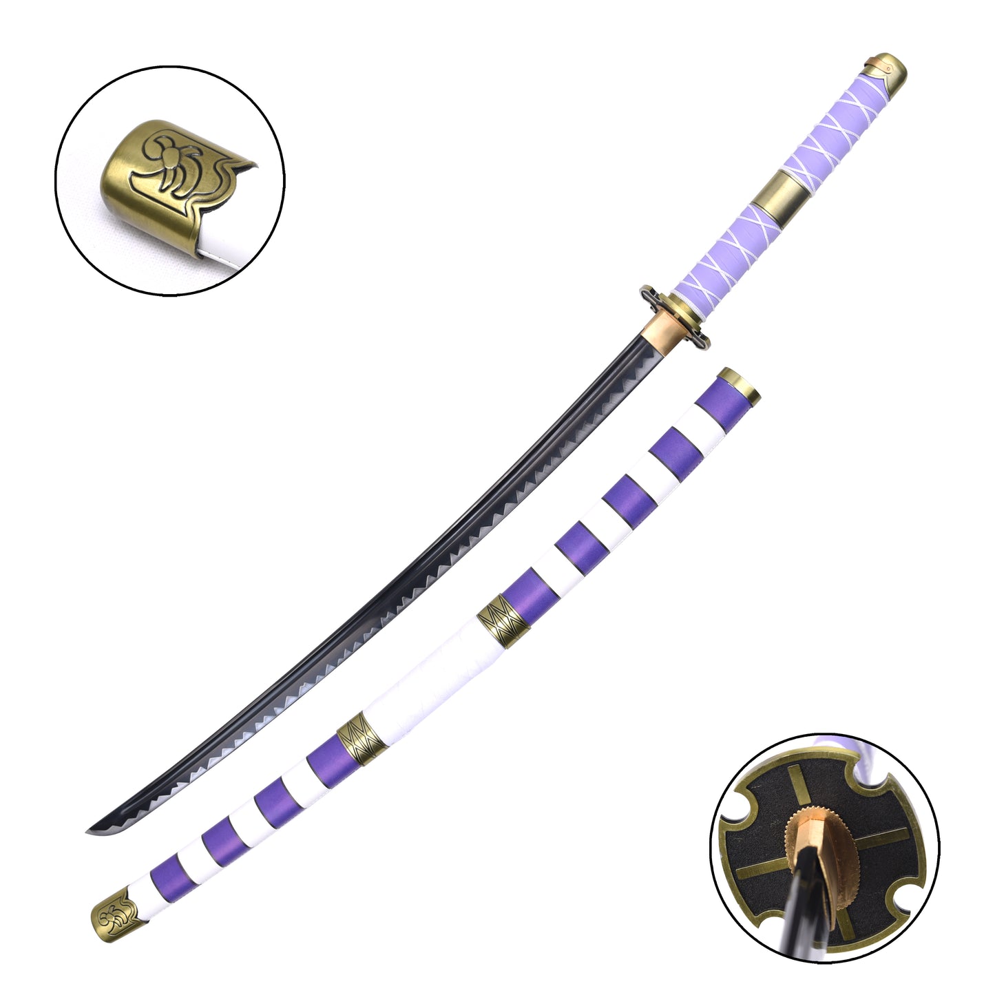 RORONOA ZORO LUFFYS NIDA KIETESU KATANA (1060 CARBON STEEL)